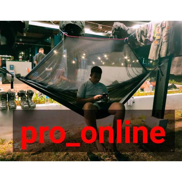 Hammock Kelambu Anti Serangga - Tempat Tidur Gantung - Ayunan Pohon - Hamock - hamok