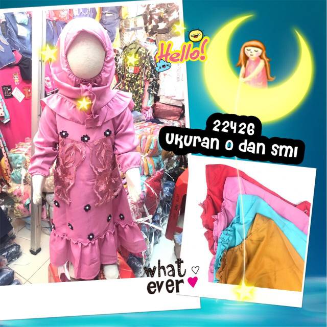 Gamis sabyan brokat balita