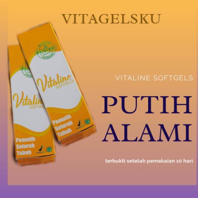 vitagell pemutih seluruh tubuh/pemutih terbaik/vitagel original