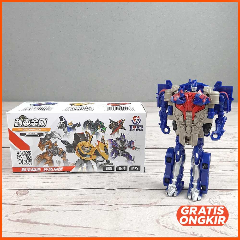 Mainan Mobil Action Figure Transformer Robot JY675A