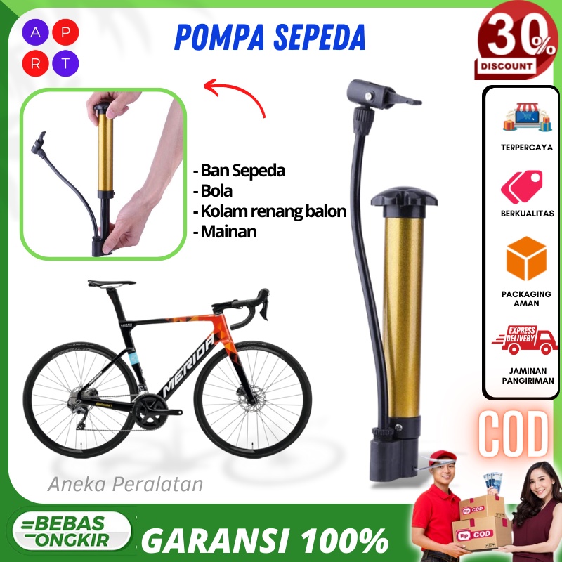 Pompa Angin Ban Sepeda Balon Kasur Bantal Renang Angin Mini Portable