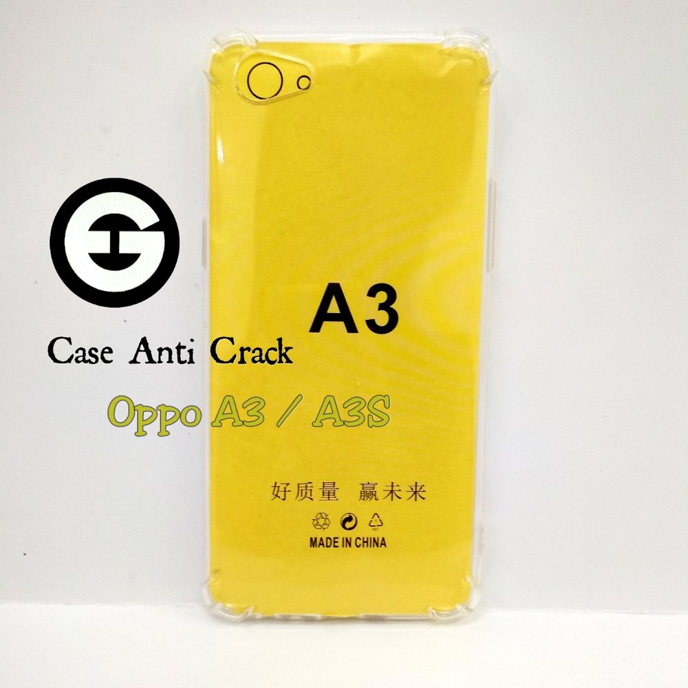 ANTI CRACK CASE OPPO A3  SOFTCASE CLEAR BENING OPPO A3S