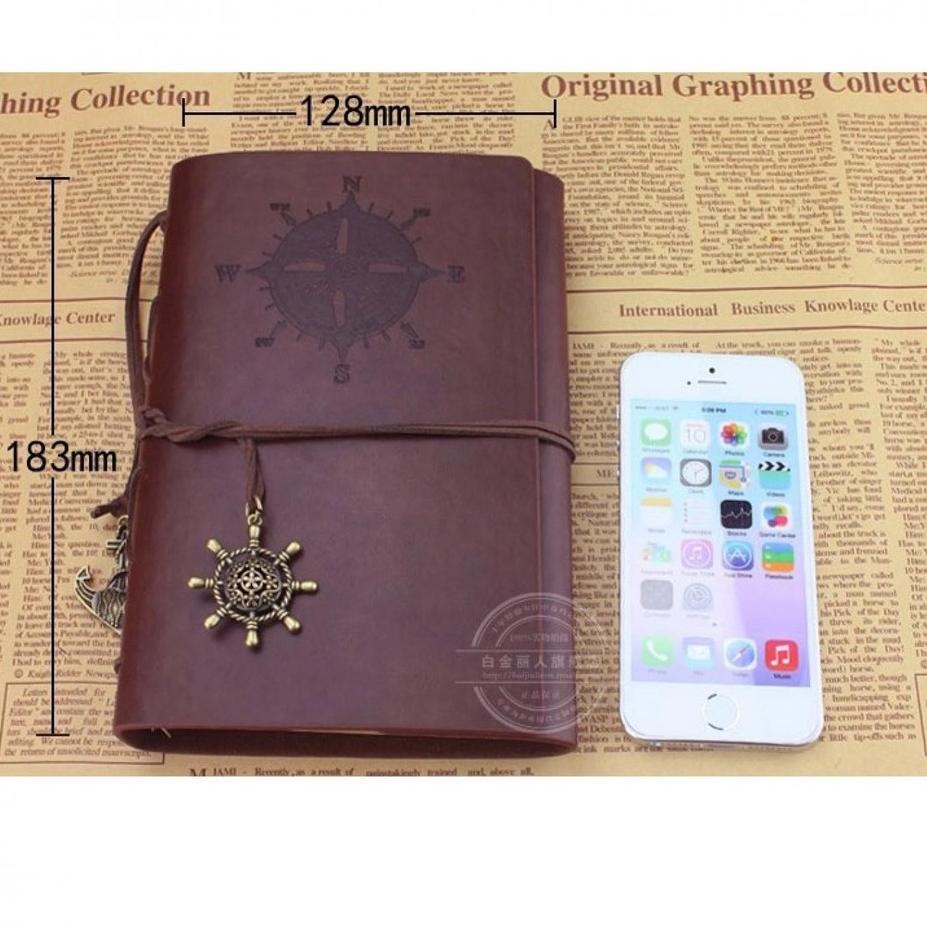 

Update - Buku Catatan Retro Pirate Ship Binder Bahan Kulit Model Bajak Laut ,,