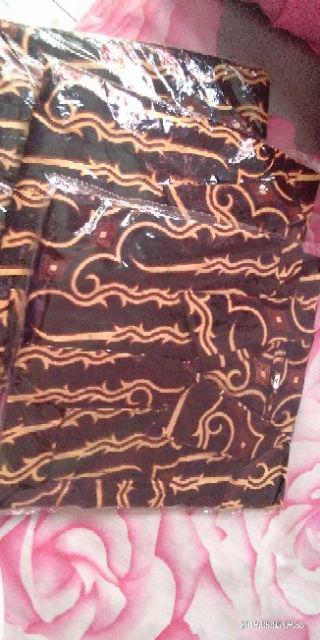 Batik Pria Lengan Panjang Batik Berkah Hrb026 Motif Keratonan Kode 002 Size M L Xl Xxl Reguler