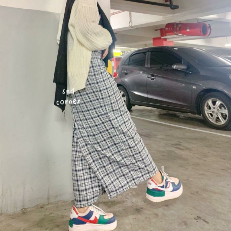 C&C ROK SPAN TARTAN/ROK SHIRT/ROK SPAN MAXI BAHAN KATUN MOTIF GUELIEN-2