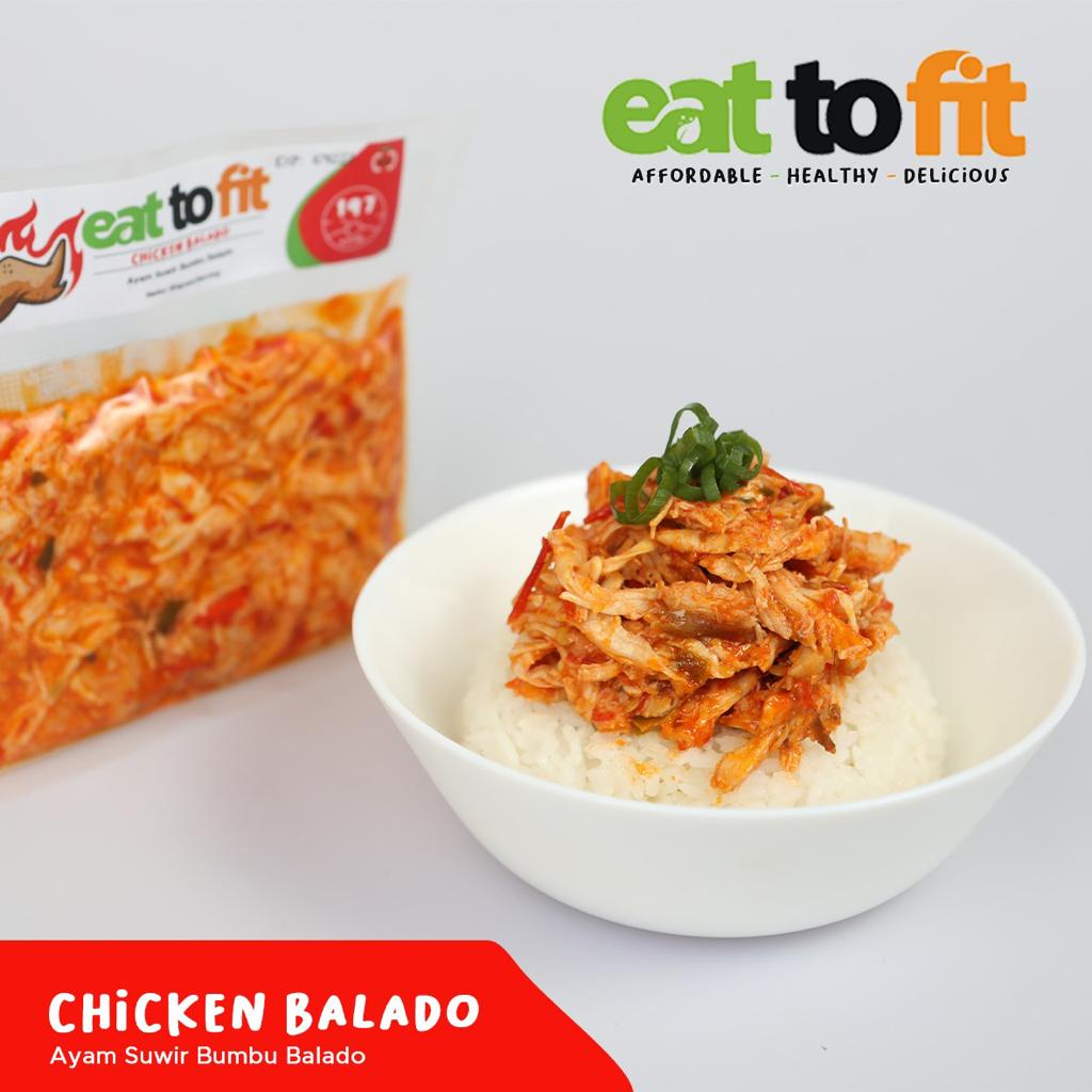 Chicken Balado Frozen Food Makanan Diet Eat To Fit - 90 gr