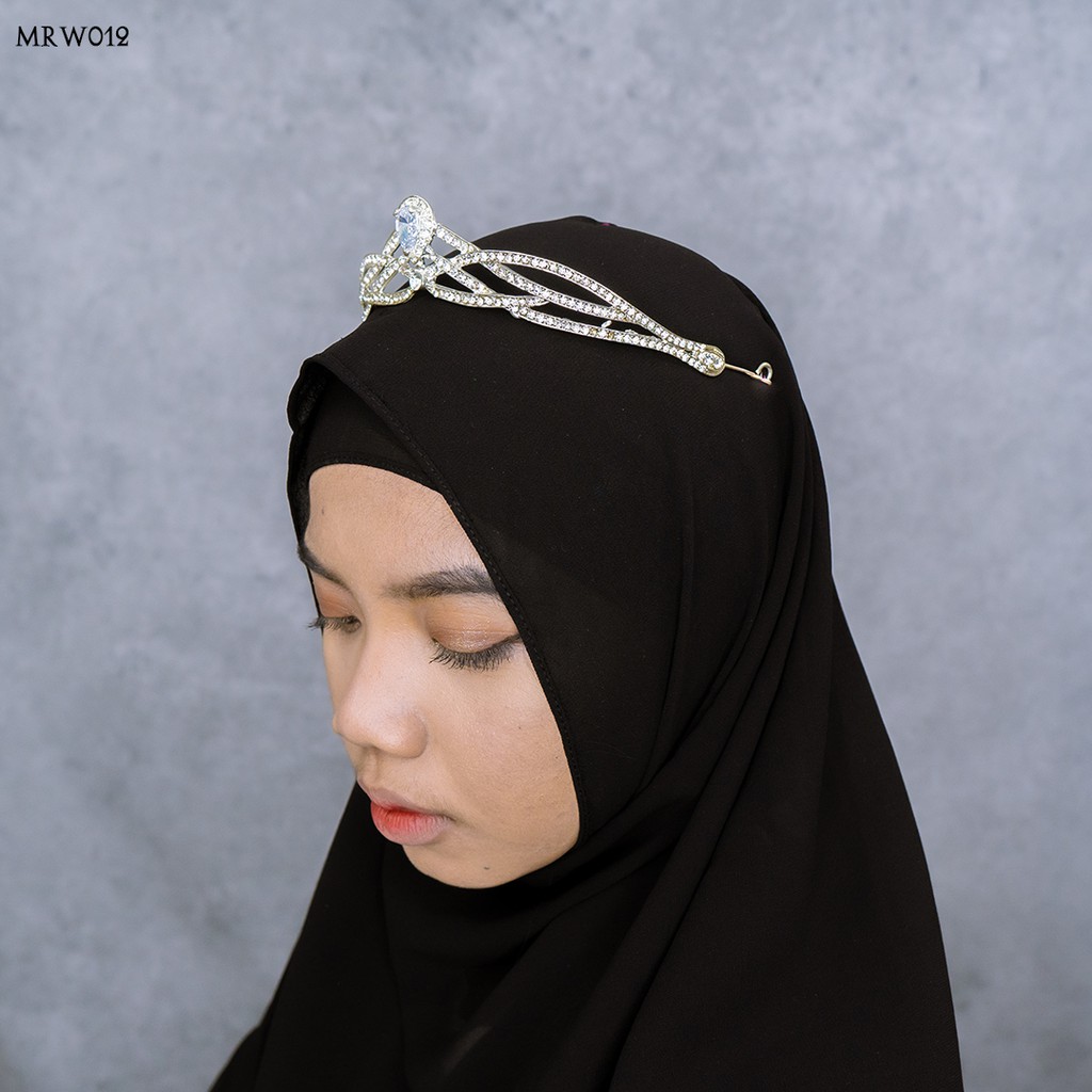 [STOCK TERBATAS] CROWN ACCESORIES MAHKOTA BRIDAL WOMEN PREMIUM HIJAB MRW012