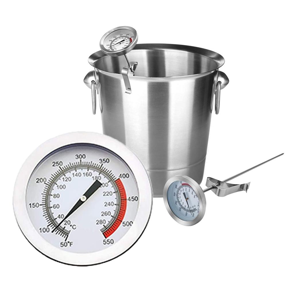 [Elegan] Termometer Daging Stainless Steel Rumah Tangga Home Instan Baca BBQ