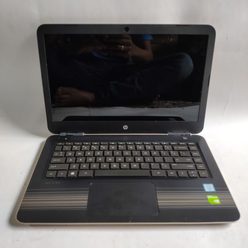 laptop slim/tipis gaming dan editing hp pavilion al330tx - core i7 gen6 - dual vga Nvidia GeForce 940mx