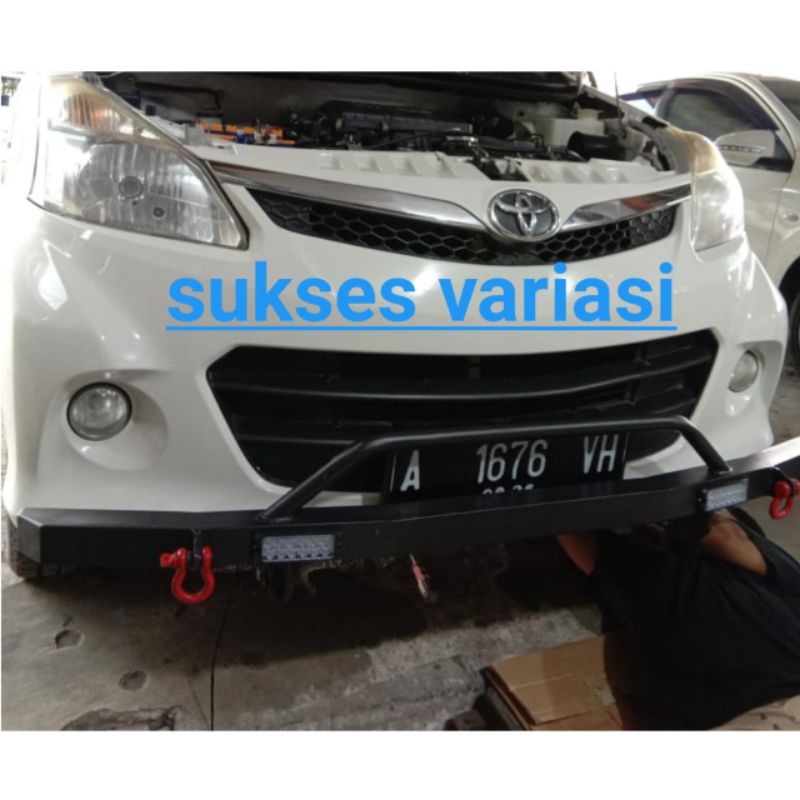 Towing Depan Tanduk Depan Euro Class Style Mobil Allnew Avanza Tahun 2012-2015