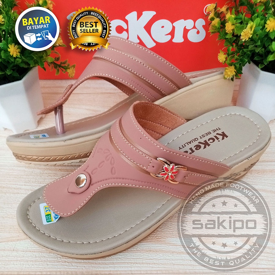 HUJAN PROMO 7.7 !! SANDAL WANITA DEWASA WEDGES JAPIT PRES MURAH TRENDI NYAMAN DIPAKAI / SAKIPO
