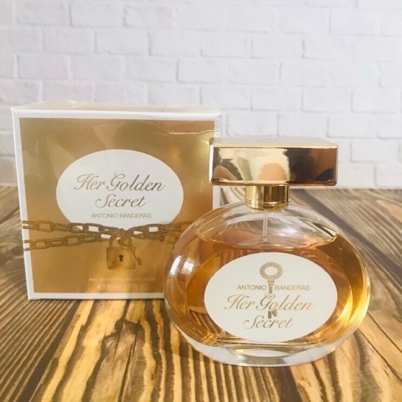Preloved her golden secret antonio banderas edt 80ml