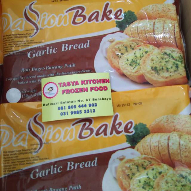 

GARLIC BREAD PASSION BAKE 2 LOAF - TASYA KITCHEN