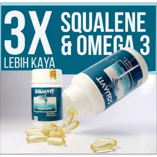 Squavit 3X Lebih Cepat Turunkan Kolesterol 20 softgel