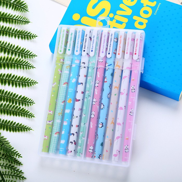 

Restock Pulpen Warna Warni Set 10pcs S0150 %e<