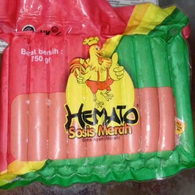 

Sosis ayam merah hemato 750gr