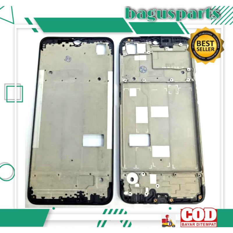 FRAME TULANG TATAKAN LCD OPPO F9 - F9 PRO HITAM