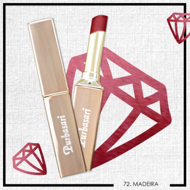 Purbasari Metalic Color Matte Lipstick
