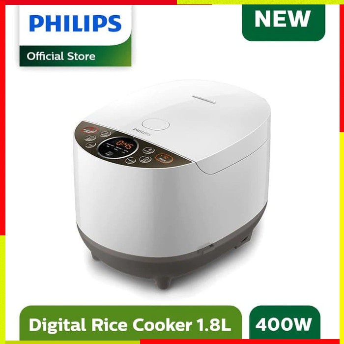 RICE COOKER PHILIPS HD4515 DIGITAL 1.8L PENANAK NASI RICECOOKER MAGIC COM RISE COOKER COKER MINI KEC