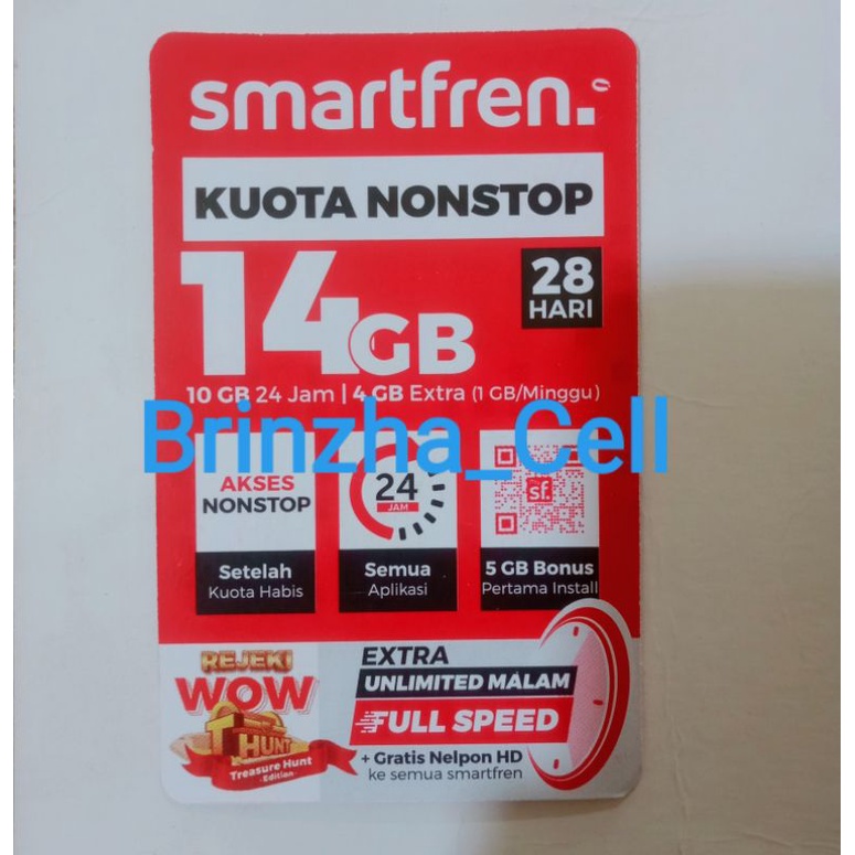 Voucher Smartfren 10gb nonstop