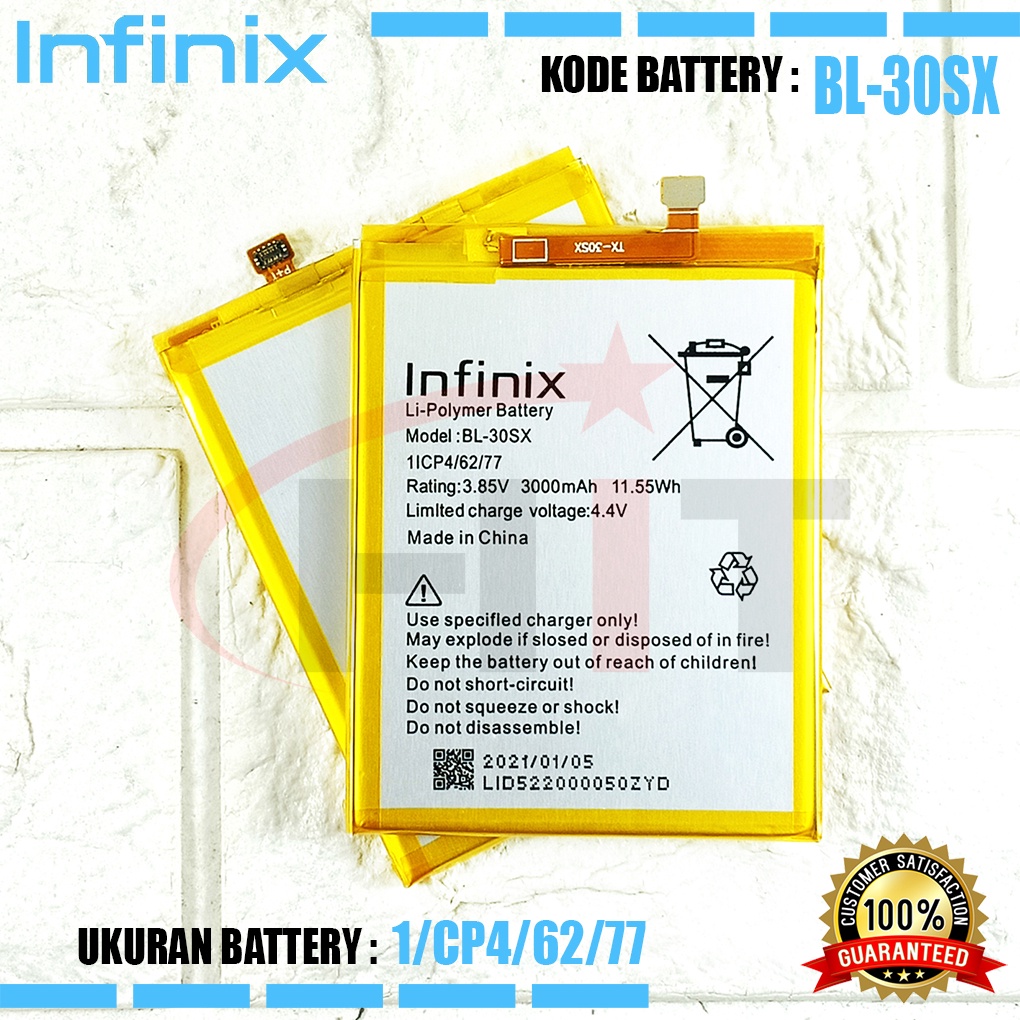 Baterai Battery Ori INFINIX S2 / S2 PRO X522 BL-30SX BL30SX