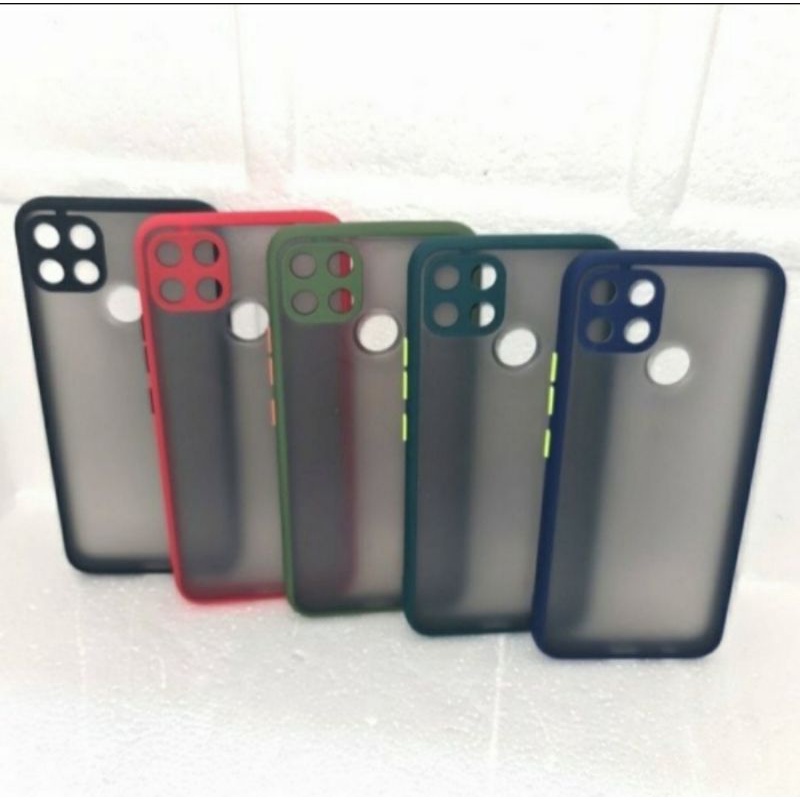 Realme C12 case fuze dove doff matte colour warna