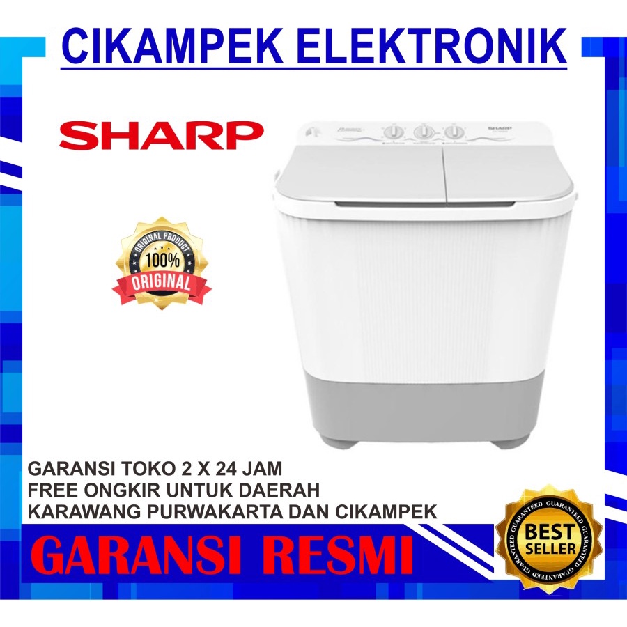MESIN CUCI 2 TABUNG SHARP EST 70MW EST 70 MW
