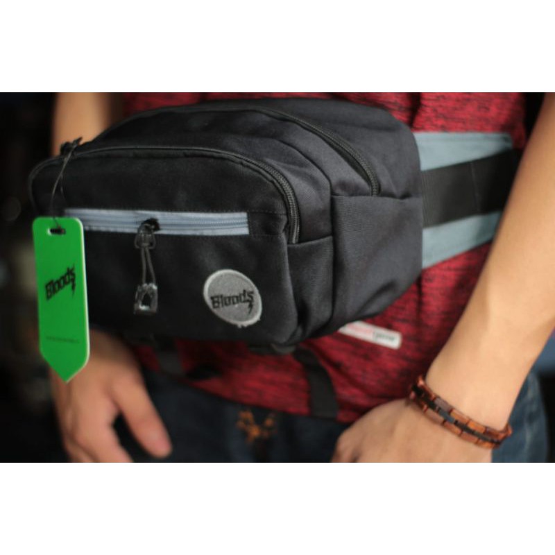 Waistbag Bloods termurah/Westbag pria /Tas pinggang