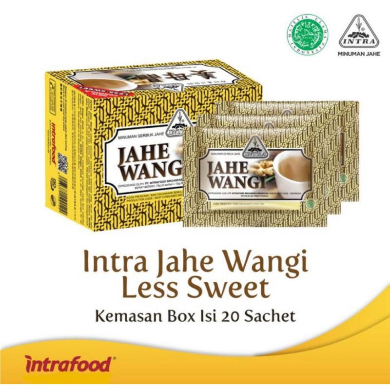 

JAHE WANGI INTRA GINGER DRINK ISI 20 SACHET