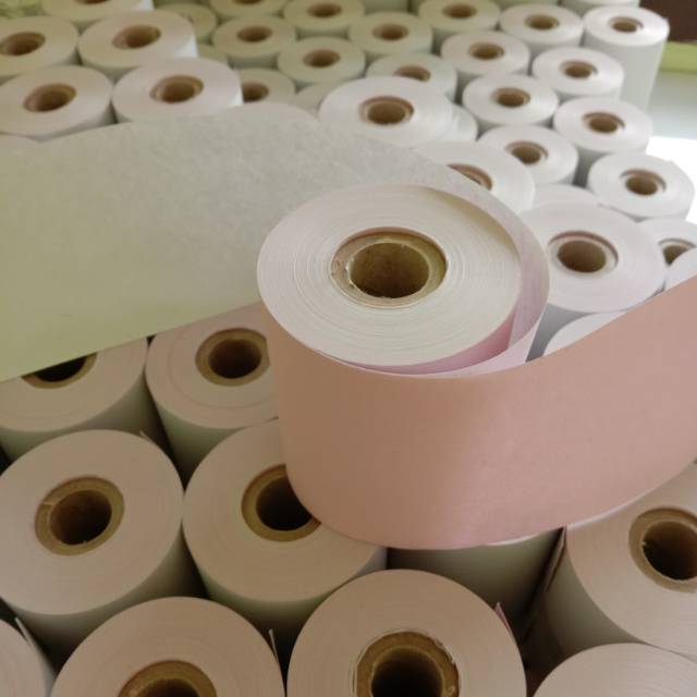 

Kertas Struk Ncr 2 ply ukuran 75X60mm