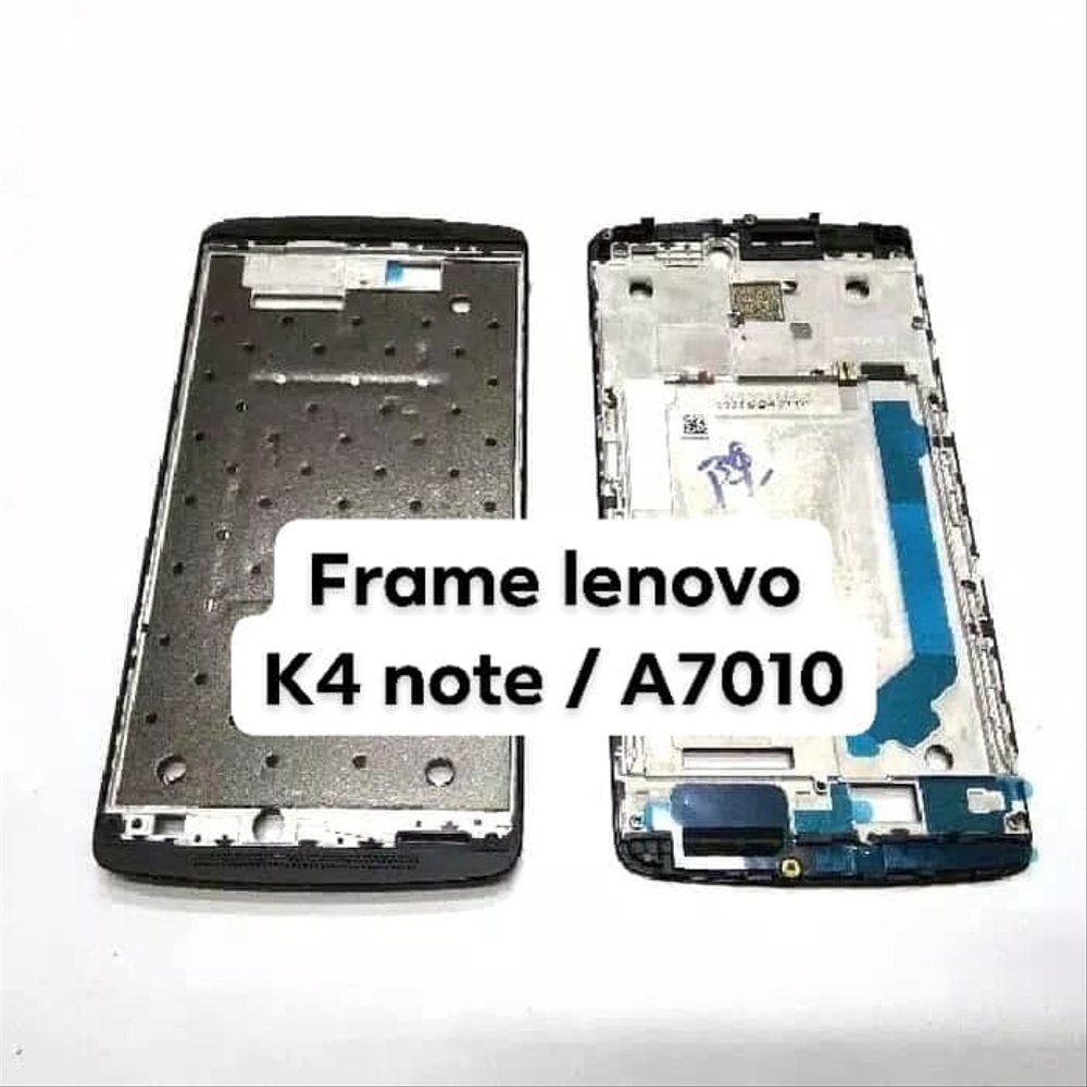 FRAME BEZEL DUDUKAN LCD TULANG TENGAH LENOVO K4 NOTE A7010 ORIGINAL