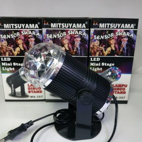 *COD* Lampu Disco Sensor Suara + Stand Mistuyama Ms 357