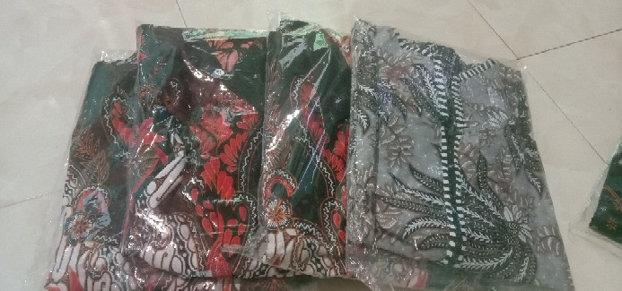 Batik Couple Keluarga Sania Ruffle Ori Ndoro Jowi Dnt Motif Seno Abang Pitih