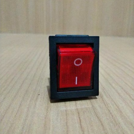 SAKLAR ON/OFF 6P AC+lamp / SWITCH ON/OFF