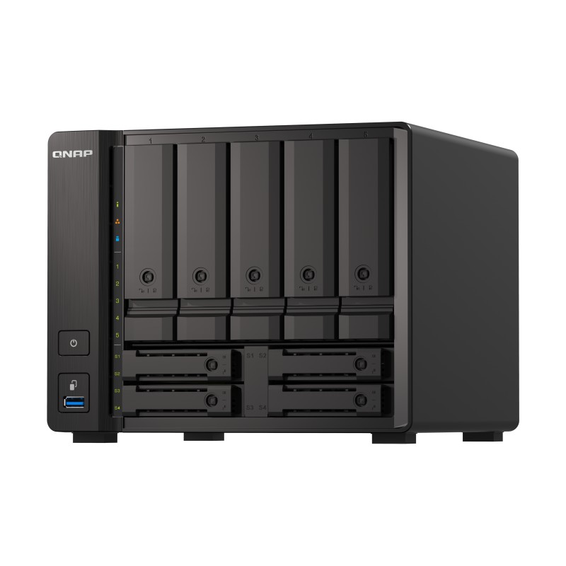 QNAP TS-h973AX-32G 9-BAY NAS 32GB RAM Server Storage Cloud TSh973AX