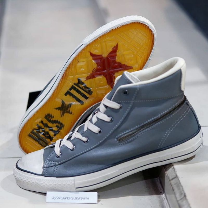 John Varvatos x Converse Chuck Taylor Hi Zip Gray