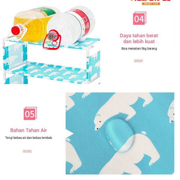 RAK SEPATU PORTABLE MOTIF SUSUN 3 TINGKAT / RAK SEPATU / TEMPAT SEPATU GRATIS PACKING BUBBLE WRAP