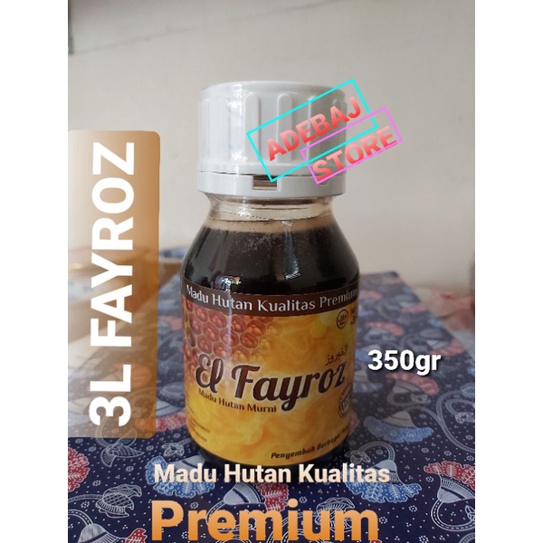 

madu hutan murni kualitas premium el fayroz 350gr