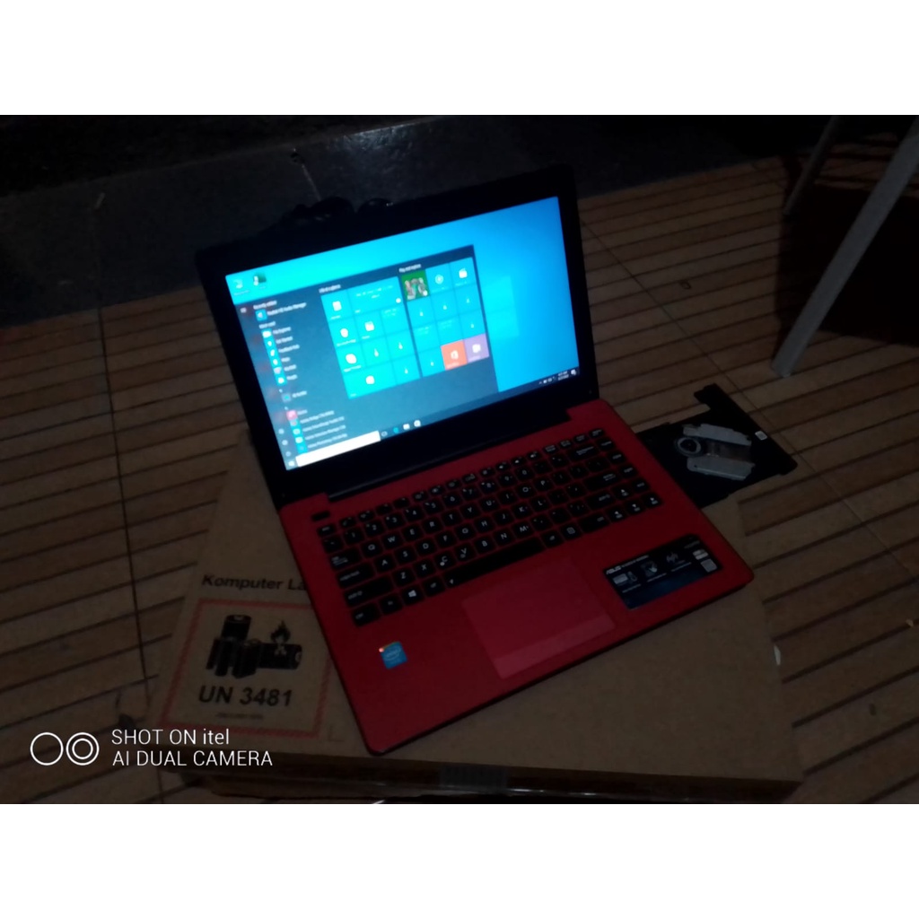 LAPTOP SECON ASUS RAM 4 GB HDD 500 GB GENERASI BARU WINDOWS 10 ZOOM SIAP PAKAI 2jutaan SLIM 14 inci ORIGINAL GARANSI