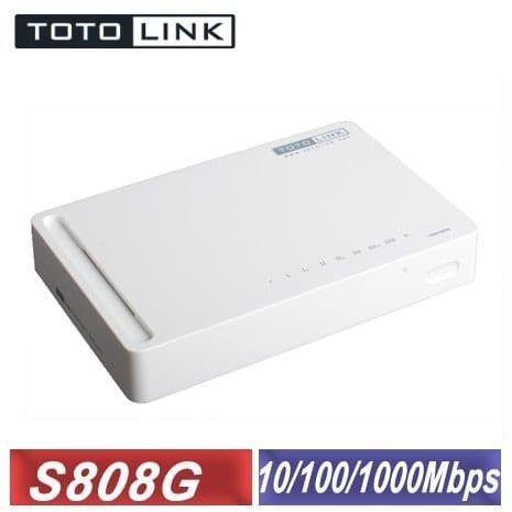 SWITCH HUB TOTOLINK S808G 8-Port Gigabit Desktop Switch