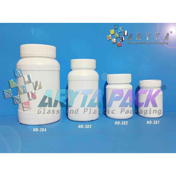 HD381. TOPLES PLASTIK 100ML HDPE KLIK KECIL