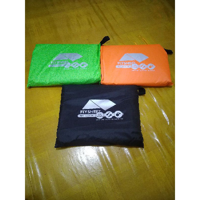 Flysheet tenda dome waterproof ukuran 3x3 Meter