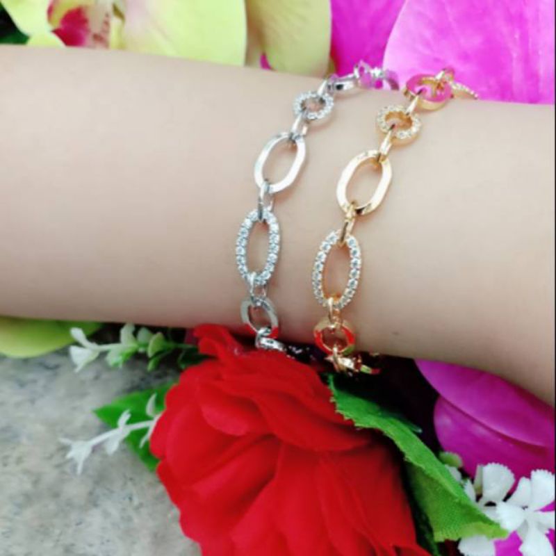 Gelang Xuping Permata Lapis Emas Perhiasan Fashion L62