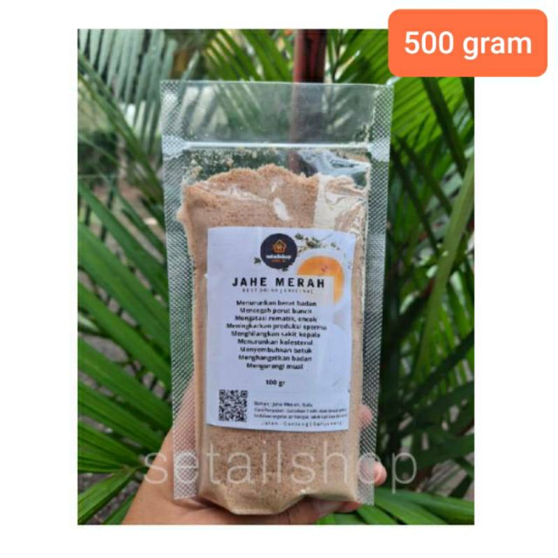 

Minuman Serbuk Jahe Merah 500 gram Herbal Termurah