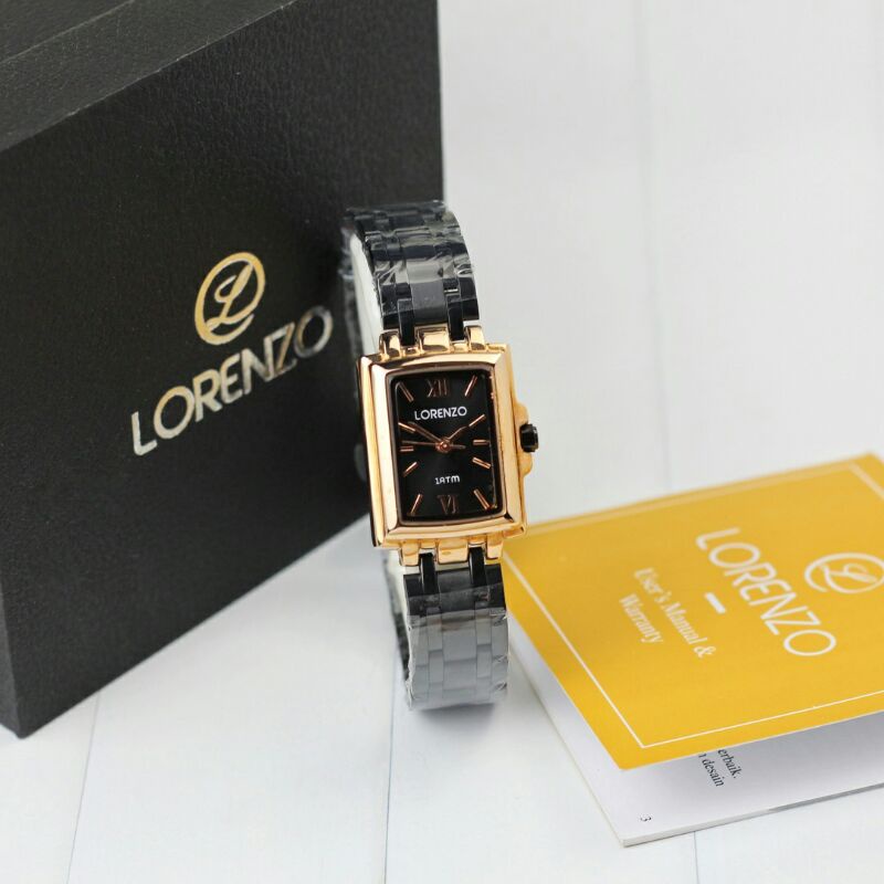 Jam tangan Lorenzo 1065 Tali rantai Original Wanita