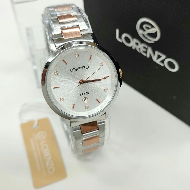 Jam tangan Lorenzo 7110 Tali Rantai Original Wanita