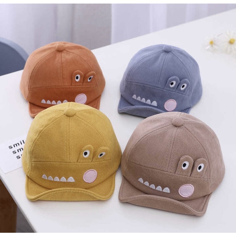 5-15 bulan Topi Baseball Anak Bayi Model Crocodile Import / Baby Baseball Hat