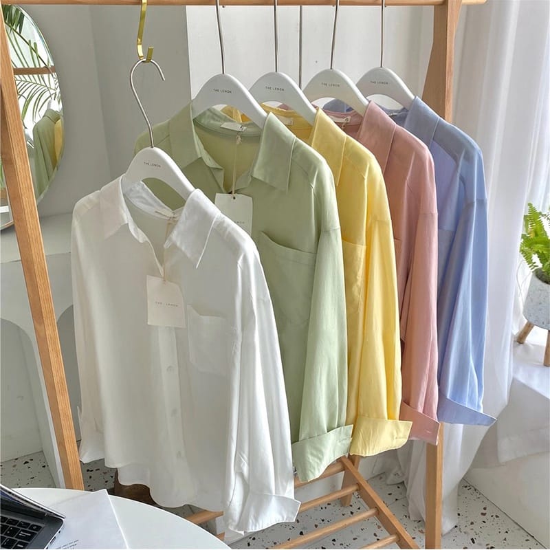 LEMON SHIRT - FLOTTILICIOUS / ATASAN KEMEJA / ATASAN WANITA / SHIRT KEREN / SHIRT KEKINIAN / SHIRT CANTIK