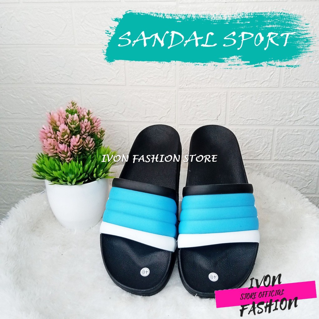 SENDAL SPORT SLOP PRIA DAN WANITA MURAH BISA COD