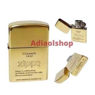 KOREK API ZIPPO GOLD DENTING 2X MOTIF CLASSIC - MOTIF RANDOM